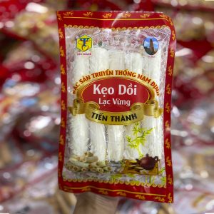 Kẹo Dồi Lạc vừng, Kẹo Kéo nam định túi 10 Chiếc TO túi đỏ