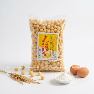 Bánh nhãn hải hậu,  Kẹo nhãn nam định (200Gram) túi trắng.