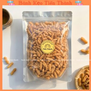 Bánh con sâu Sâu quẩy gạo Sâu dâu (1Kg)  giòn ngon đặc sản nam định Túi ZIP